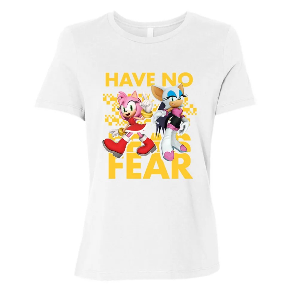Amy and Rouge Have No Fear Woman's White Tee