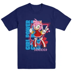 Amy Girl Power Navy Unisex Tee