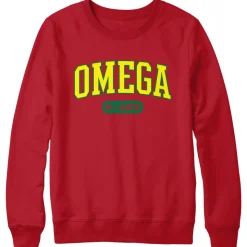E-123 Omega Red Crewneck