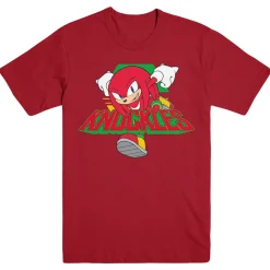 Knuckles Retro Red Tee