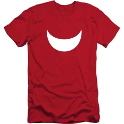 Knuckles White Crest Red Tee