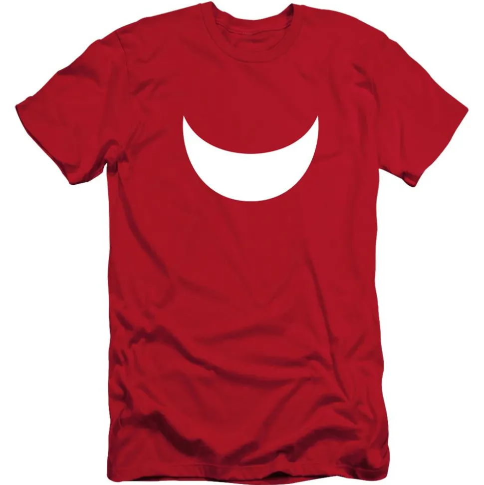 Knuckles White Crest Red Tee