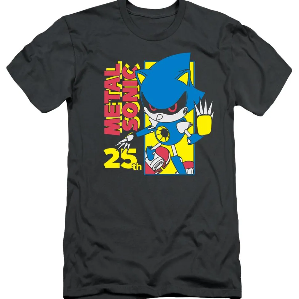 Metal Sonic 25th Anniversary Graphic Charcoal Tee