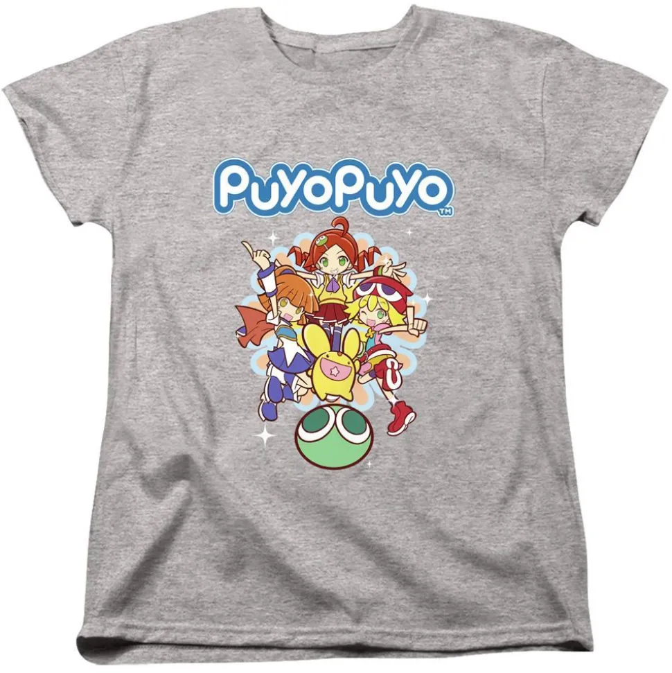 Puyo Puyo Champions Characters Women's Heather Grey Tee