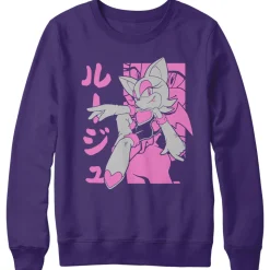 Rouge the Bat Purple Crewneck