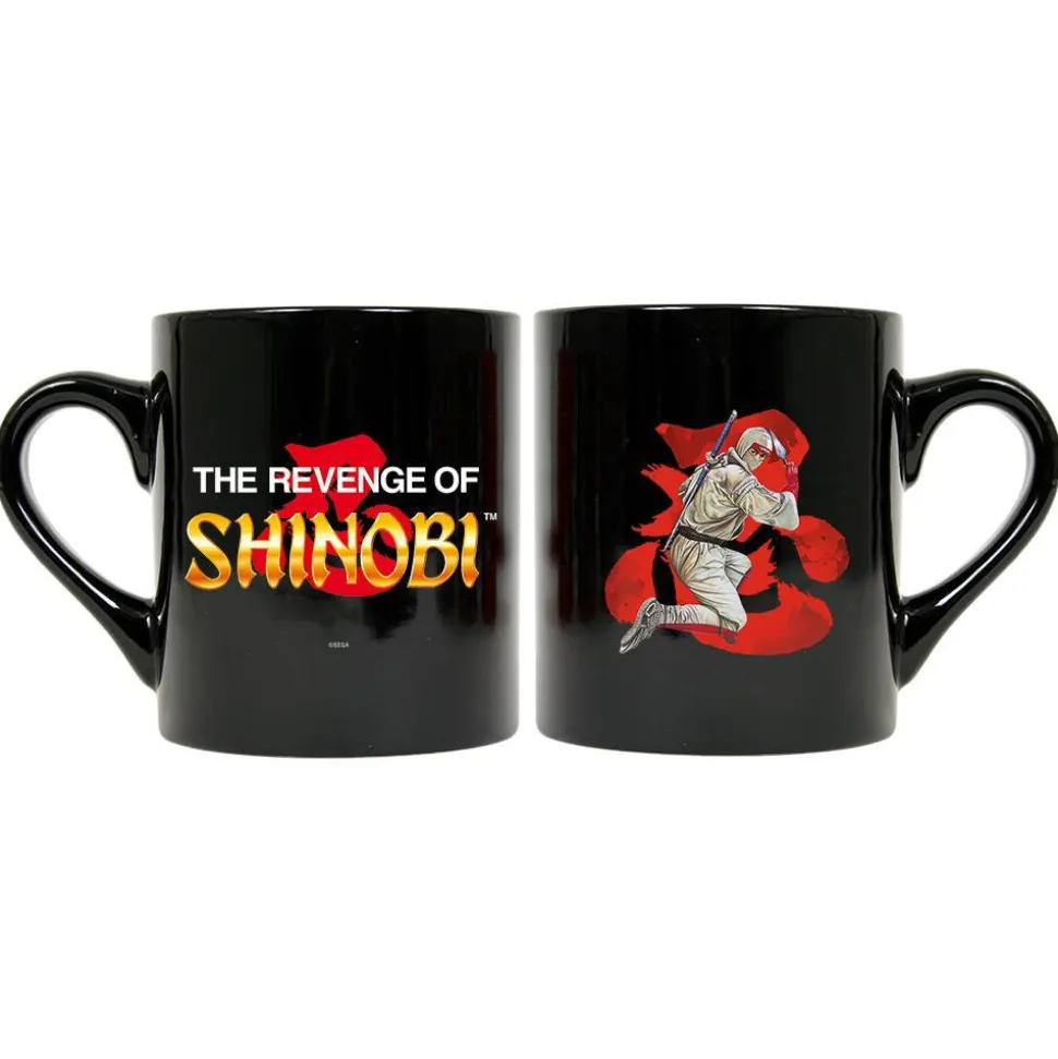SEGA Revenge of Shinobi Black Mug