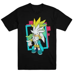 Silver Pose Unisex Black Tee