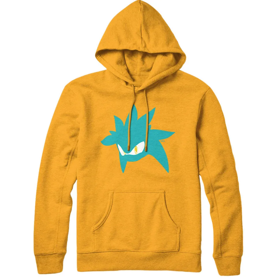 Silver Silhouette Yellow Hoodie