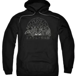 Sonic and Knuckles Emerald Club Black Hoodie