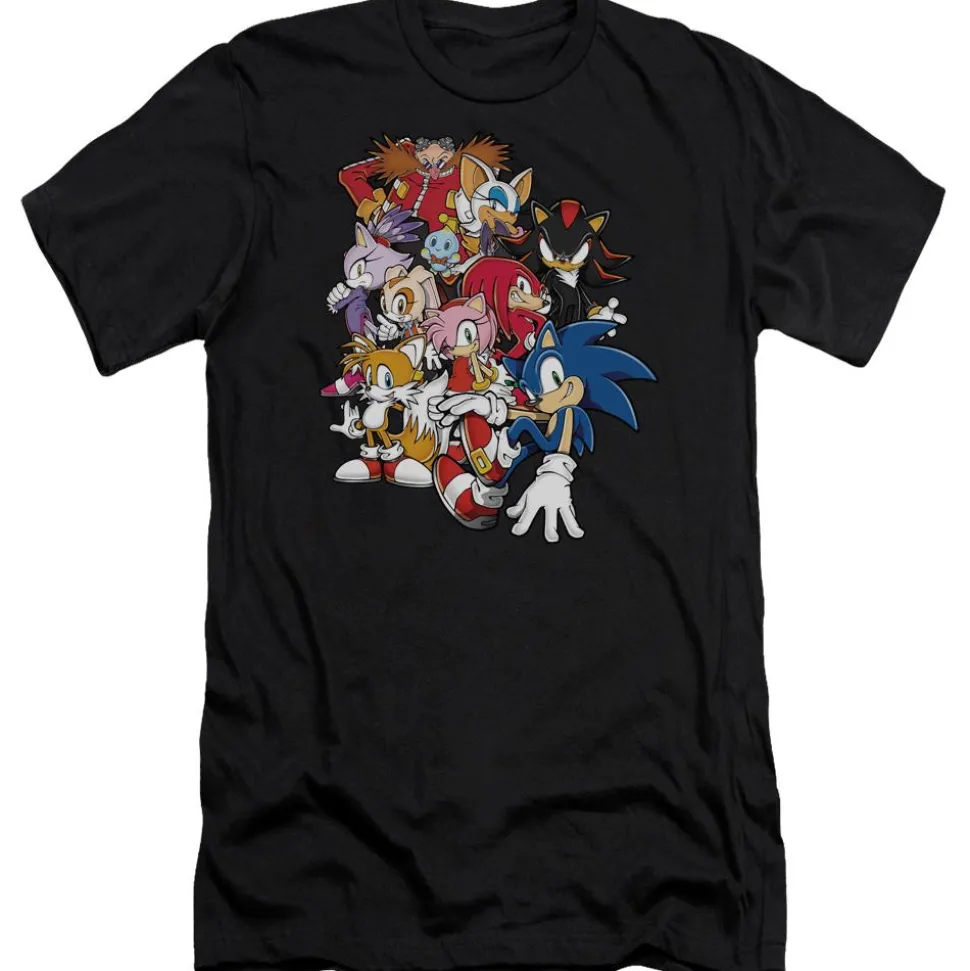 Sonic Cast Black Tee