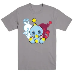 Sonic Chao Large Character Gray Unisex Tee