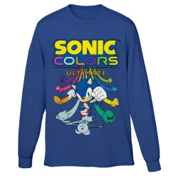 Sonic Colors Character Unisex Royal Long Sleeve Tee