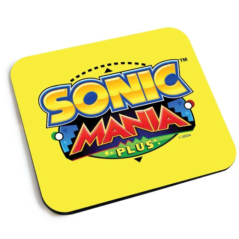 Sonic Mania Plus Logo Yellow Mousepad