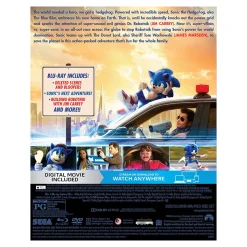 Sonic the Hedgehog Movie Blu-Ray