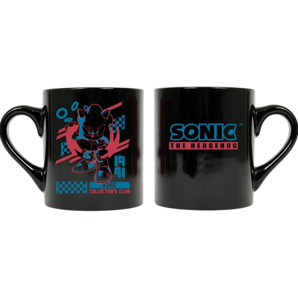Sonic the Hedgehog Ring Collectors Club Black Mug
