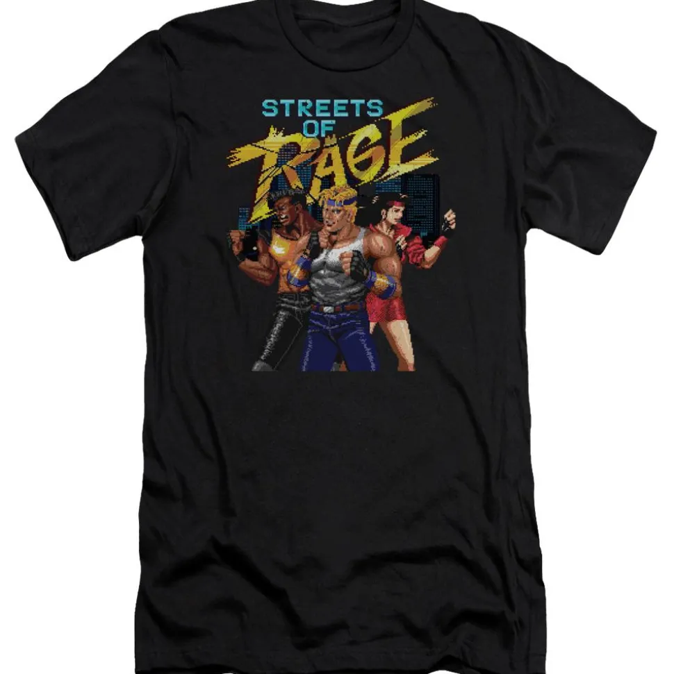 Streets of Rage Character Black Tee