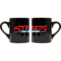 Streets of Rage Logo Black Mug