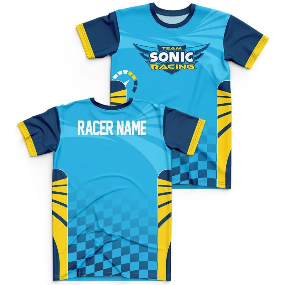 Team Sonic Racing Team Sonic Personalized Jersey Style Tee